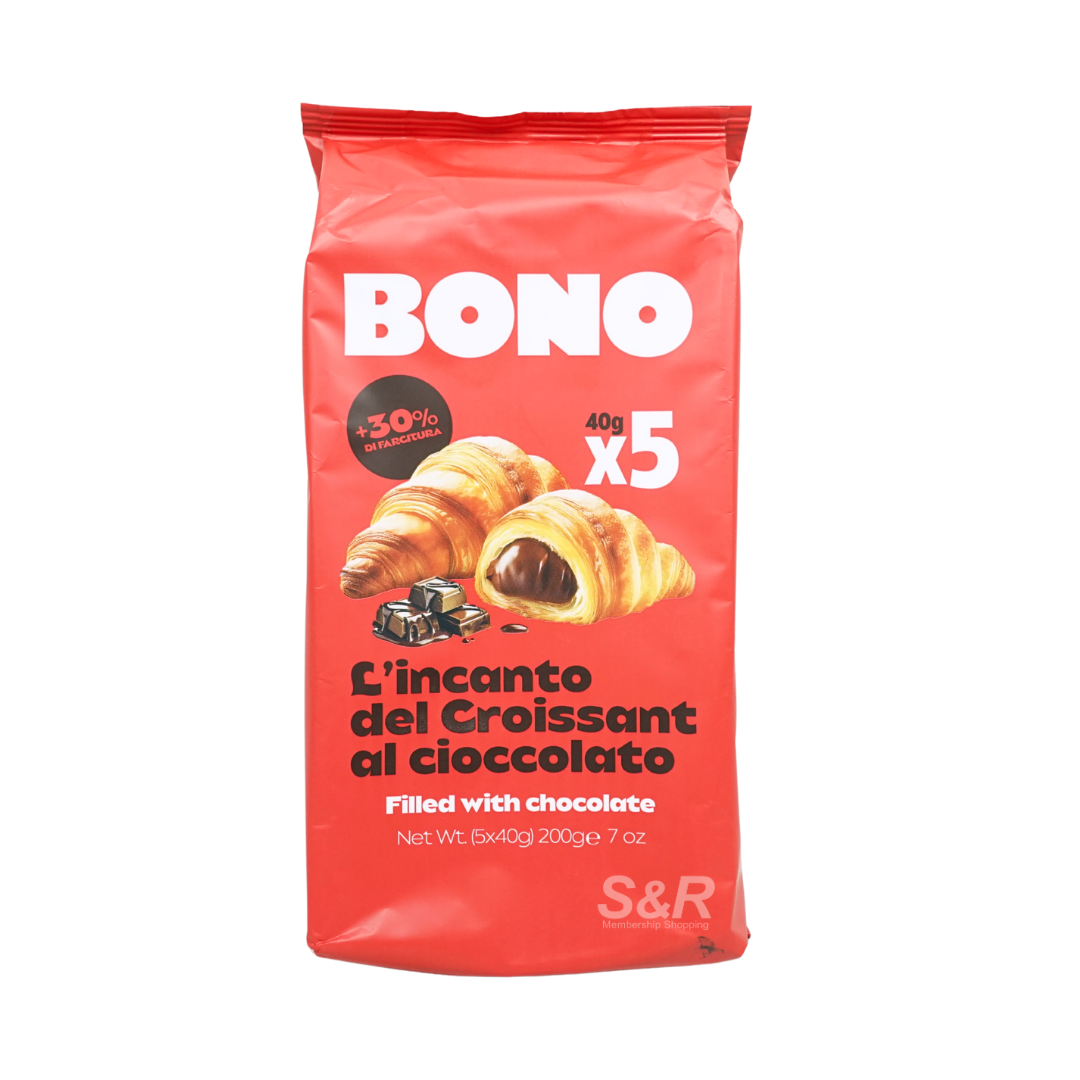 Bono Croissant Filled with Chocolate 5 x 40g